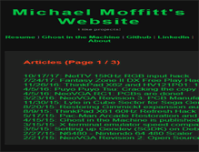 Tablet Screenshot of mikejmoffitt.com